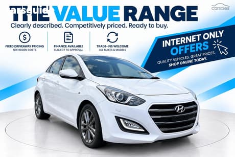 White 2015 Hyundai I30 Hatchback Sr Premium
