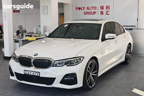 White 2019 BMW 330I Sedan 30I