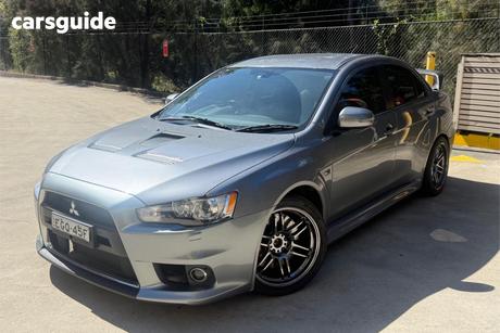 Grey 2014 Mitsubishi Lancer Sedan Evolution Mr