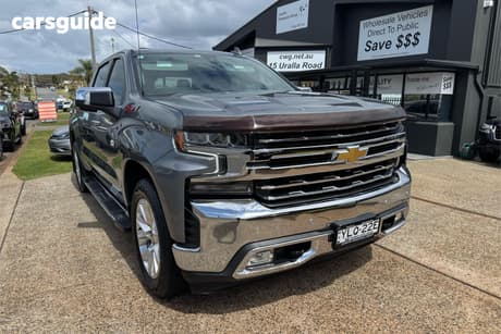Silver 2021 Chevrolet Silverado Crew Cab Utility 1500 Ltz Premium Tech Pack