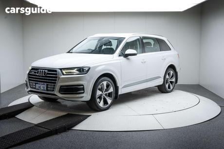 White 2018 Audi Q7 Wagon 3.0 Tdi Quattro