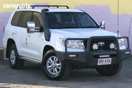 White 2008 Toyota Landcruiser Wagon Gxl (4X4)