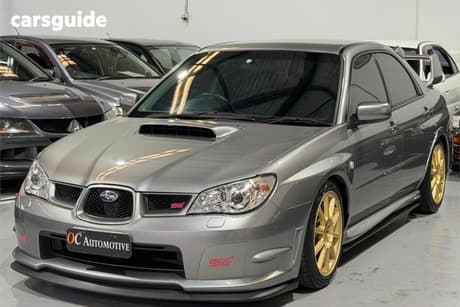 Silver 2007 Subaru Impreza Sedan Wrx Sti