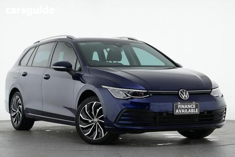 Blue 2022 Volkswagen Golf Wagon 110Tsi Life
