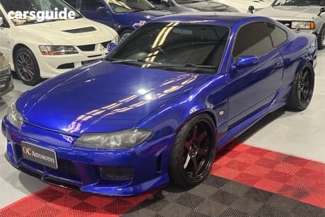 Blue 1999 Nissan Silvia Coupe Spec R