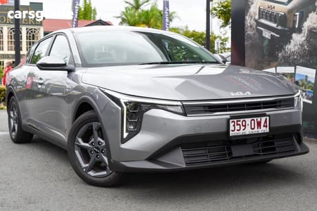 Grey 2026 Kia K4 Sedan S