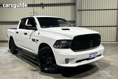 White 2023 RAM 1500 Crew Cab Utility Express