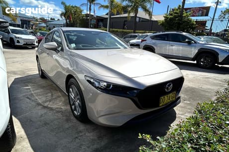 Beige 2025 Mazda 3 Hatchback G20 Pure