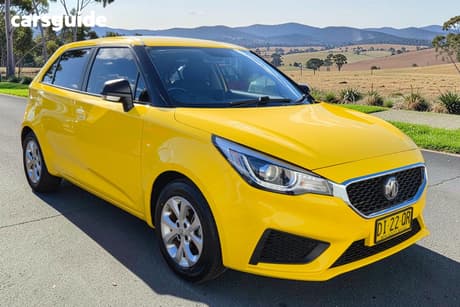 Yellow 2022 MG MG3 Hatchback Core