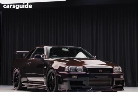 Purple 1999 Nissan Skyline Coupe Gtr