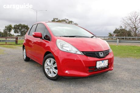 Red 2013 Honda Jazz Hatchback Vibe