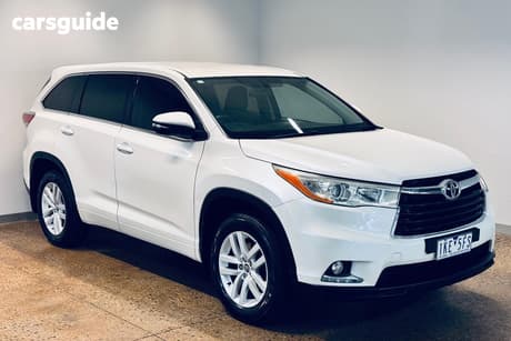 White 2016 Toyota Kluger Wagon Gx (4X2)