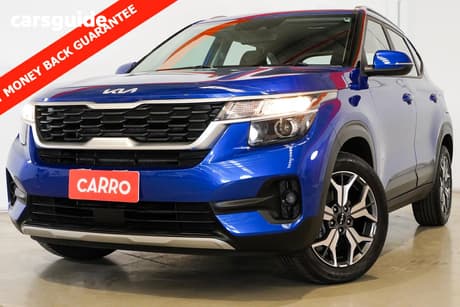 Blue 2022 Kia Seltos Wagon Sport (Fwd)
