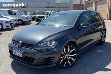 Grey 2014 Volkswagen Golf Hatchback Gti Performance