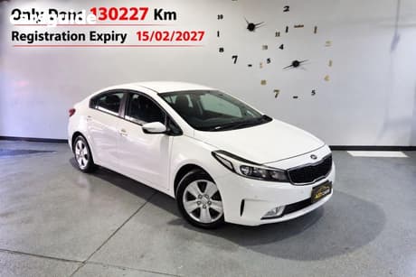 White 2018 Kia Cerato Sedan S