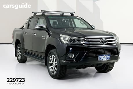 Black 2016 Toyota Hilux Dual Cab Utility Sr5 (4X4)