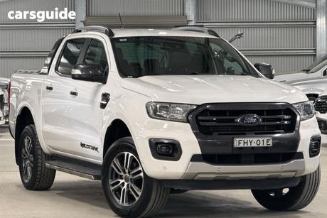 White 2021 Ford Ranger Double Cab Pick Up Wildtrak 2.0 (4X4)