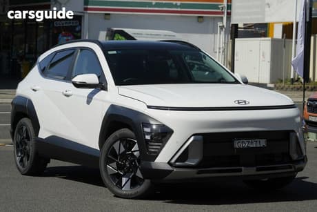 White 2026 Hyundai Kona Wagon Hybrid Premium