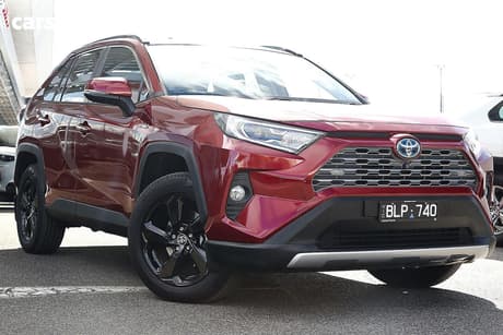 Red 2020 Toyota RAV4 Wagon Cruiser (Awd) Hybrid