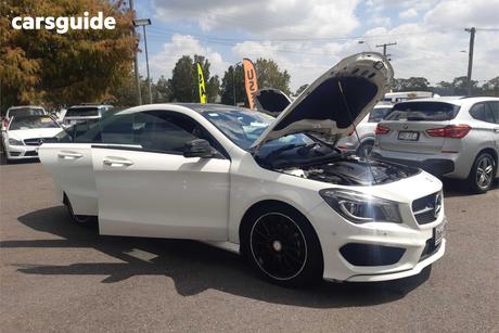 White 2013 Mercedes-Benz CLA200 Coupe 200