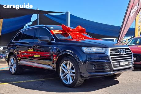 Blue 2017 Audi Q7 Wagon 3.0 Tdi Quattro