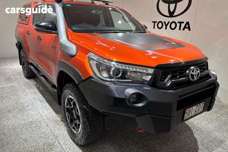 Orange 2019 Toyota Hilux Double Cab Pick Up Rugged X (4X4)