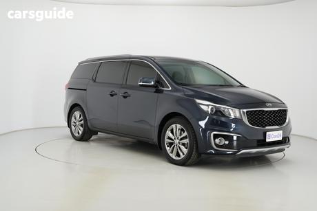 Blue 2016 Kia Carnival Wagon Platinum