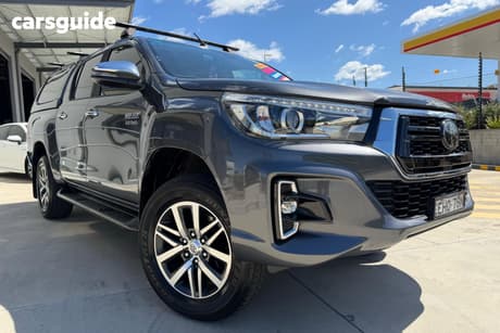 Grey 2020 Toyota Hilux Double Cab Pick Up Sr5 (4X4)