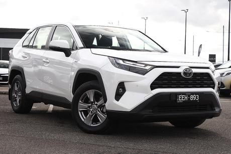 White 2025 Toyota RAV4 Wagon Gx (2Wd) Hybrid
