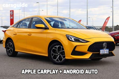 Yellow 2024 MG MG5 Sedan Vibe