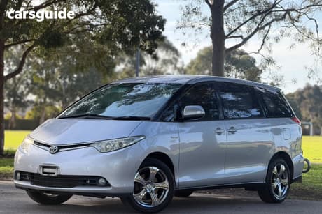 Silver 2009 Toyota Tarago Wagon Gli V6