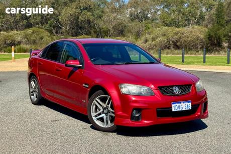 Red 2010 Holden Commodore Sedan Sv6