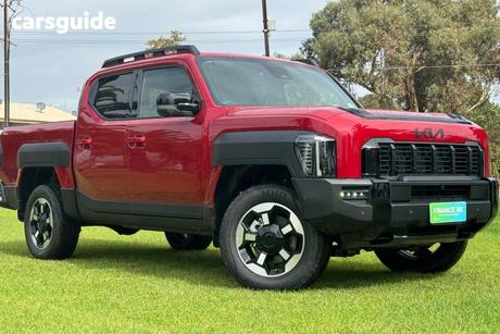 Red 2025 Kia Tasman Double Cab Pick Up X-Line (4X4) (0.9T) Bdy Fender