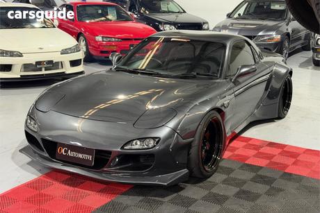 Grey 2000 Mazda RX7 Coupe Twin Turbo Rb