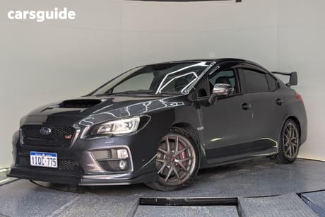 Silver 2017 Subaru WRX Sedan Sti Premium