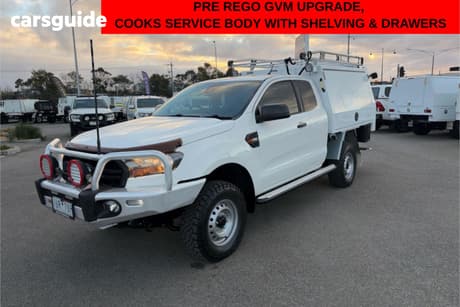 White 2021 Ford Ranger Super Cab Chassis Xl 3.2 (4X4)