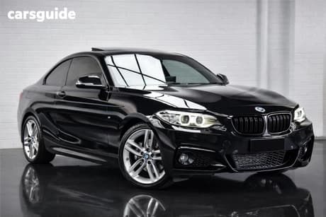Black 2016 BMW 220I Coupe M Sport