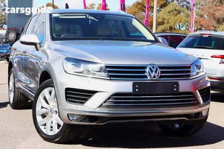 Silver 2016 Volkswagen Touareg Wagon V6 Tdi