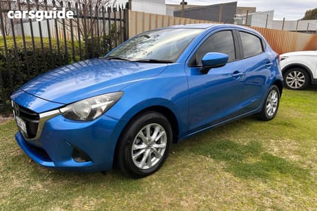 Blue 2017 Mazda 2 Hatchback Maxx