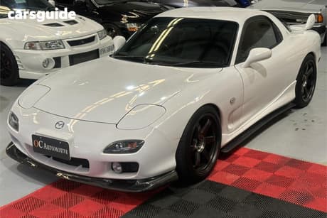 White 2002 Mazda RX7 Coupe Twin Turbo Rb