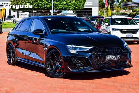 Black 2024 Audi RS3 Sportback 2.5 Tfsi S Tronic