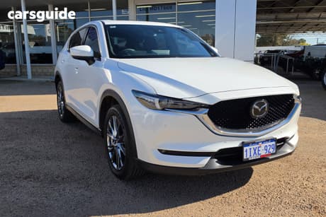 White 2022 Mazda CX-5 Wagon Akera Turbo (Awd)