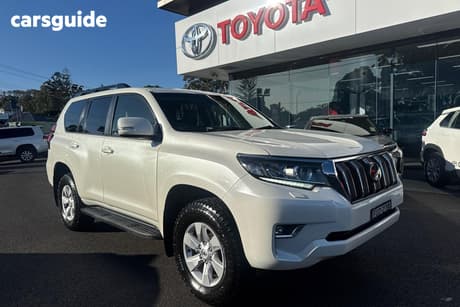 White 2022 Toyota Landcruiser Prado Wagon Gxl