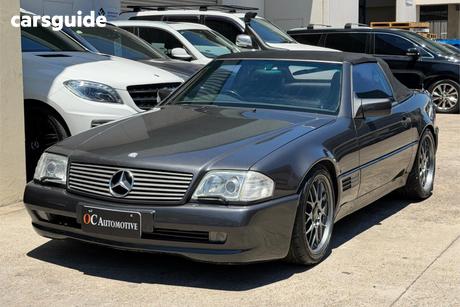 Grey 1992 Mercedes-Benz 500 Convertible Sl