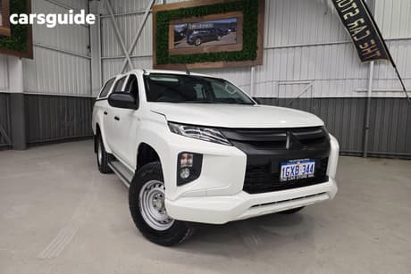 White 2019 Mitsubishi Triton Double Cab Pick Up Glx Adas