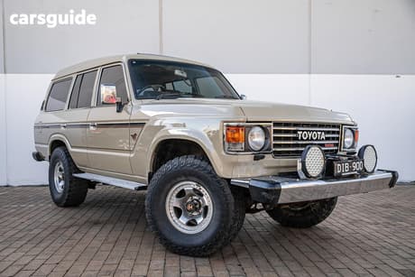 Gold 1986 Toyota Landcruiser SUV DELUXE 4X4
