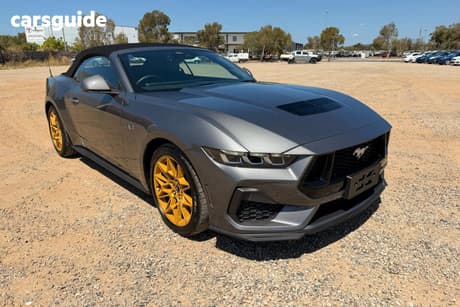 Grey 2025 Ford Mustang Convertible Gt 5.0 V8