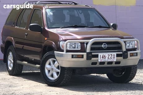 Red 2003 Nissan Pathfinder Wagon Ti (4X4)