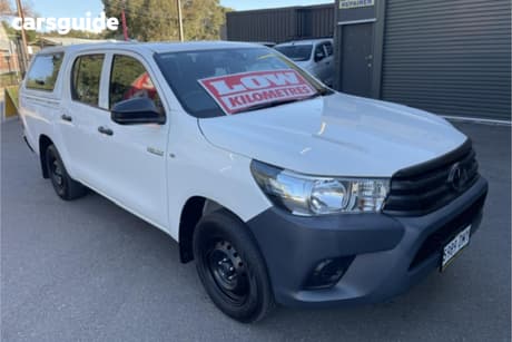 White 2022 Toyota Hilux Double Cab Pick Up Workmate (4X2)
