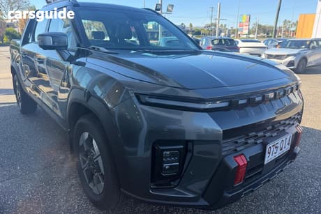 Grey 2026 KGM Musso Ev Crew Cab Pickup Awd